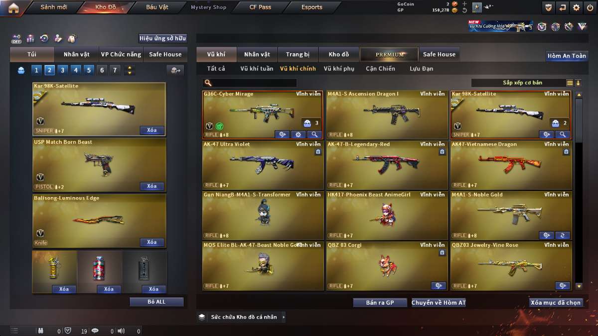 shop acc cf uy tin gia re